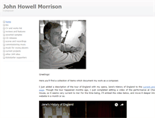 Tablet Screenshot of johnmorrison.org